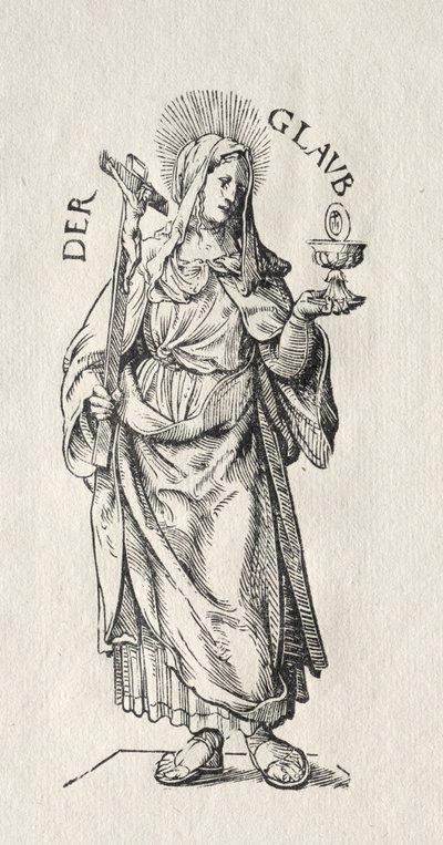 Yedi Erdem: İnanç. by Hans Burgkmair