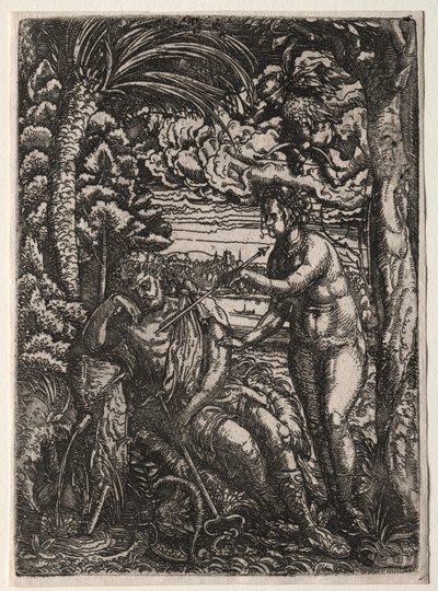 Venüs ve Merkür by Hans Burgkmair