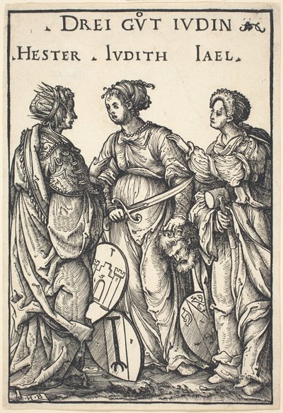 Hester, Judith ve Jael by Hans Burgkmair I