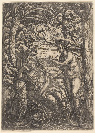 Merkür ve Venüs by Hans Burgkmair I
