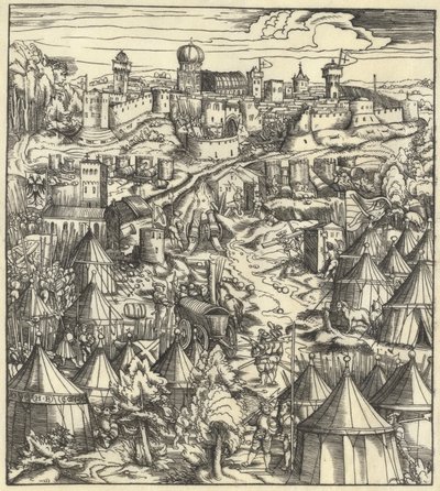 Padua Savaşı by Hans Burgkmair I