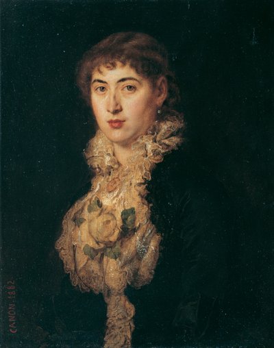 Maria Freifrau von Zehmen, doğdu Fröhlich von Feldau by Hans Canon