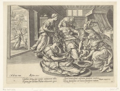 Şunamlı Kadının Oğlunun Doğuşu Elişa ve Sünnemi Kadının Öyküsü (dizi adı) by Hans Collaert (I)