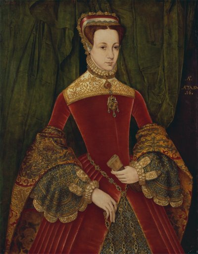Norfolk Düşesi Mary Fitzalan'ın Portresi by Hans Eworth