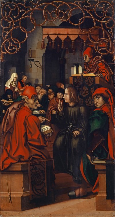 Doktorlar Arasında İsa, 1512 by Hans Fries
