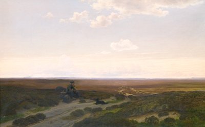 Silkeborg, Jutland yakınlarındaki Pårup Moors manzarası by Hans Friis