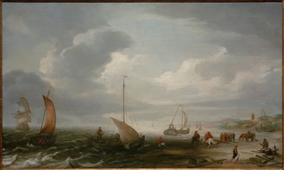 Balıkçıların avlarını boşalttığı Egmond an Zee