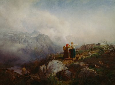 Dağ Manzarası by Hans Gude