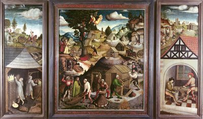 Madencilik peyzajı, 1521 by Hans Hesse