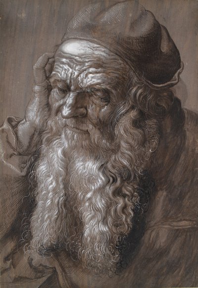 93 yaşındaki yaşlı bir adam St Jerome, 16. yüzyılın sonlarında by Hans Hoffmann