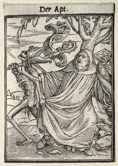 Ölüm Dansı: Başrahip by Hans Holbein