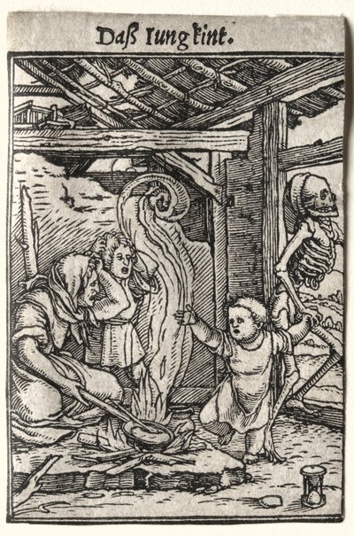 Ölüm Dansı: Çocuk, c. 1526. by Hans Holbein