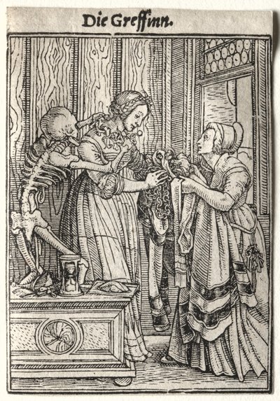 Ölüm Dansı: Kontes. by Hans Holbein