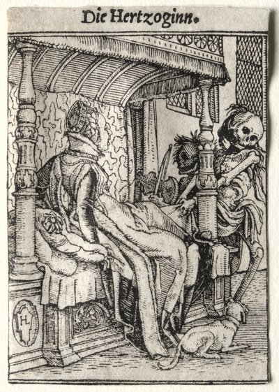 Ölüm Dansı: Düşes by Hans Holbein