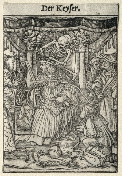 Ölüm Dansı: İmparator. by Hans Holbein