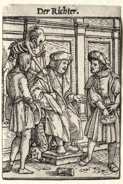 Ölüm Dansı: Yargıç by Hans Holbein