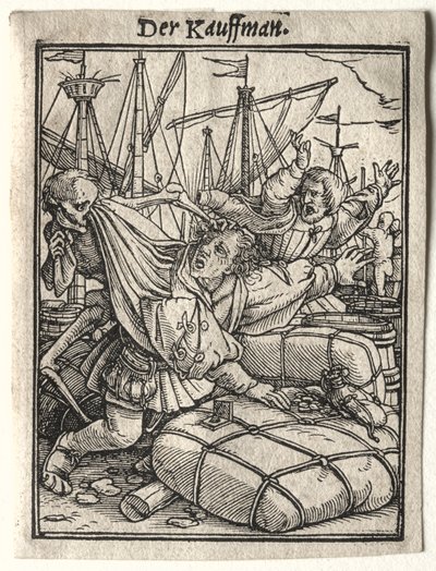 Ölüm Dansı: Tüccar by Hans Holbein