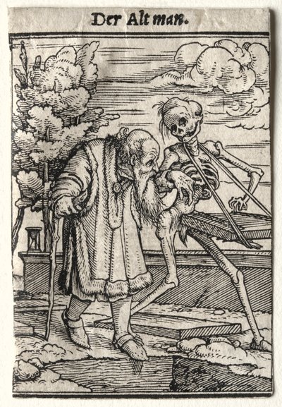 Ölüm Dansı: Yaşlı Adam by Hans Holbein