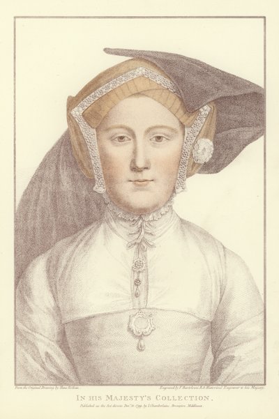 Anonim kadın (aquatint) by Hans Holbein der Jüngere