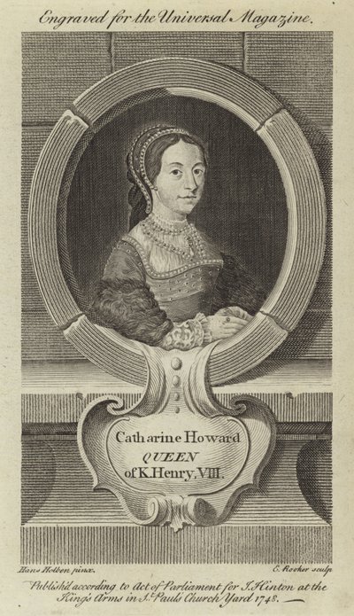 Catharine Howard, Queen of King Henry VIII  by Hans Holbein der Jüngere