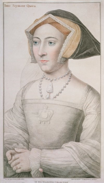 Francesco Bartolozzi (1727-1815) tarafından oyulmuş Jane Seymour (c.1509-37) by Hans Holbein der Jüngere
