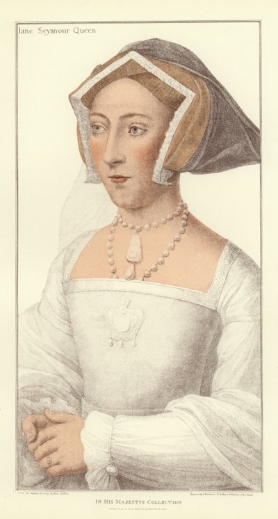 Jane Seymour, İngiltere Kraliçesi (aquatint) by Hans Holbein der Jüngere