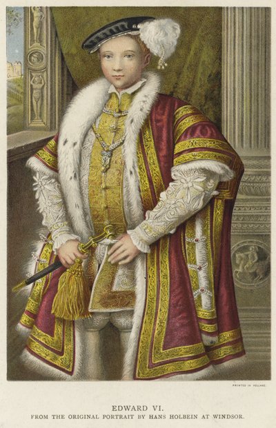 İngiltere ve İrlanda Kralı VI. Edward by Hans Holbein der Jüngere