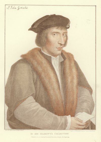 Sir John Godsalve (aquatint) by Hans Holbein der Jüngere