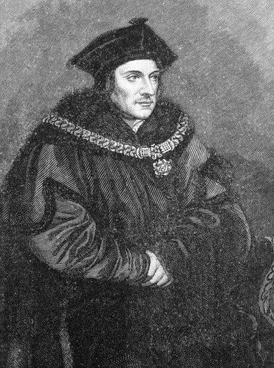 Sir Thomas More (1478-1535) (ayrıca bkz. 84116) by Hans Holbein der Jüngere