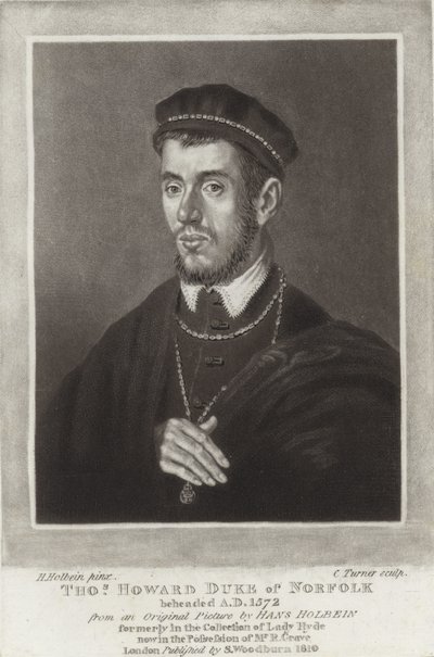 Thomas Howard Duke of Norfolk  by Hans Holbein der Jüngere