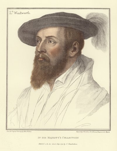 Thomas Wentworth, Lord Wentworth (aquatint) by Hans Holbein der Jüngere