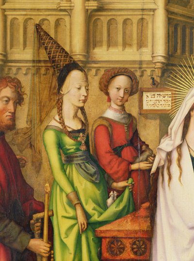 Tapınaktaki İsa tasvirinden detay, 1500 (ayrıca bkz. 147225) by Hans Holbein the Elder