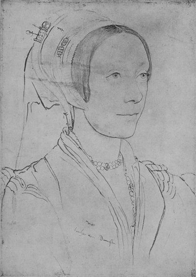 'Bir Hanımefendi: Bilinmeyen', c1532-1543 1945 by Hans Holbein der Jüngere