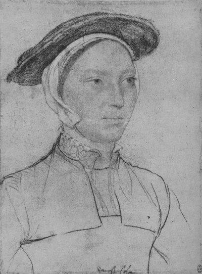 Bir Hanımefendi: Bilinmiyor, c1532-1543 1945 by Hans Holbein der Jüngere
