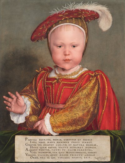 Çocukken Edward VI by Hans Holbein der Jüngere