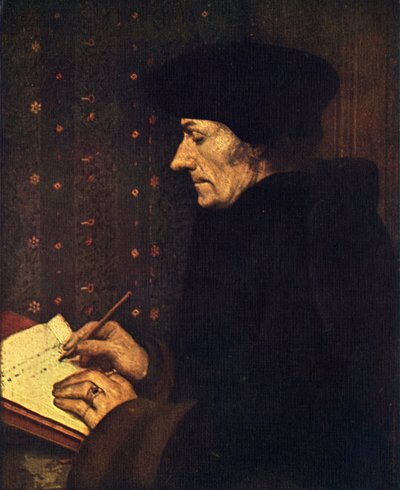Erasmus, 1523, 1909 by Hans Holbein der Jüngere