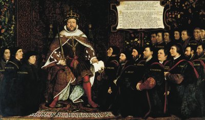 Henry VIII ve Berber Cerrahları by Hans Holbein der Jüngere
