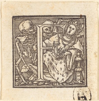 F harfi by Hans Holbein der Jüngere