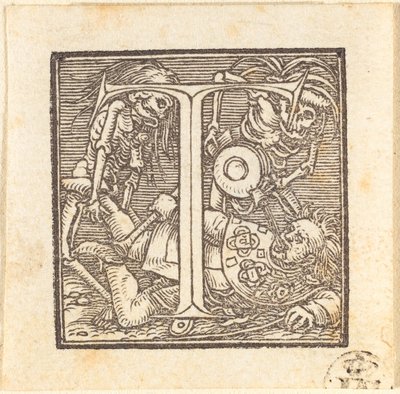 T harfi by Hans Holbein der Jüngere