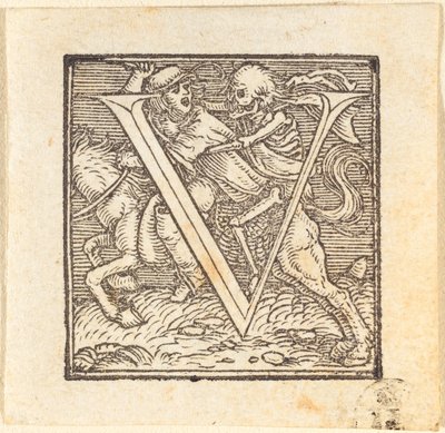 V harfi by Hans Holbein der Jüngere