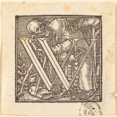 W harfi by Hans Holbein der Jüngere