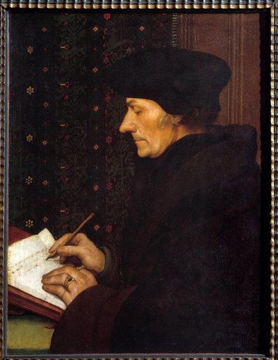 Rotterdam Erasmus Portresi (Desiderius Erasmus Rotterdamus) by Hans Holbein der Jüngere