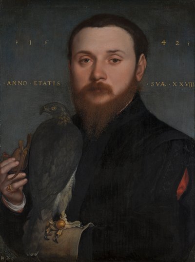 Şahinli Bir Asilzade Portresi, 1542 by Hans Holbein der Jüngere