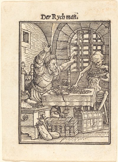 Zengin adam. by Hans Holbein der Jüngere