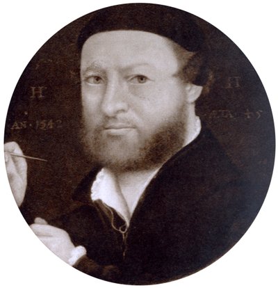 45 Yaşındaki Otoportre, 1542, 1936. by Hans Holbein der Jüngere