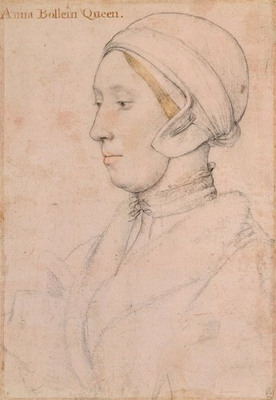 Meçhul Leydi Anne Boleyn, 1536 by Hans Holbein der Jüngere