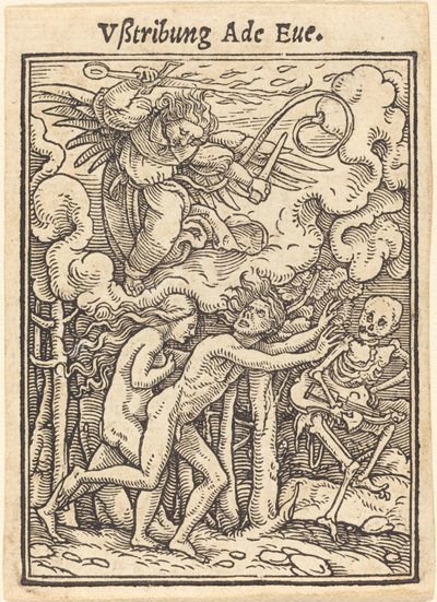 Vßtribung Ade Eue. by Hans Holbein der Jüngere