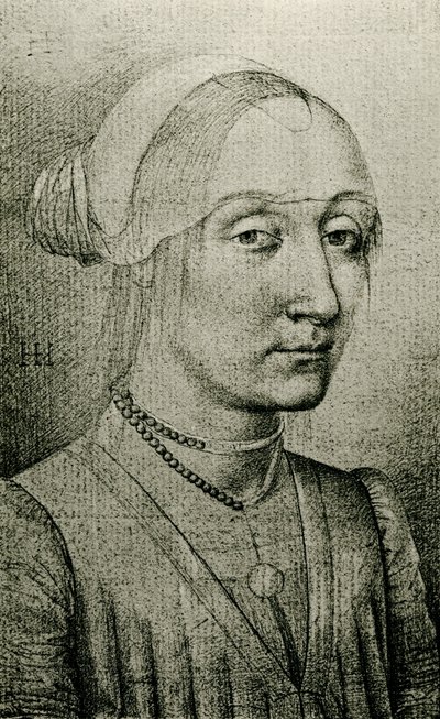 kadın portresi by Hans Holbein der Jüngere