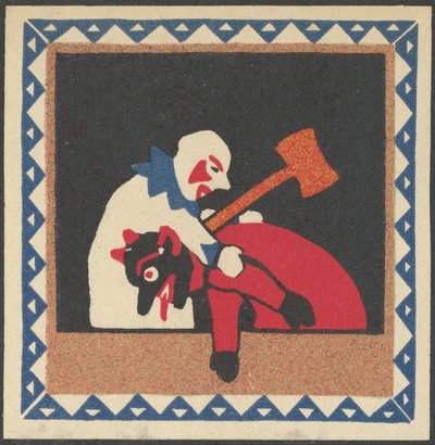 Punch ve Judy Tiyatrosu, 1907. by Hans Kalmsteiner