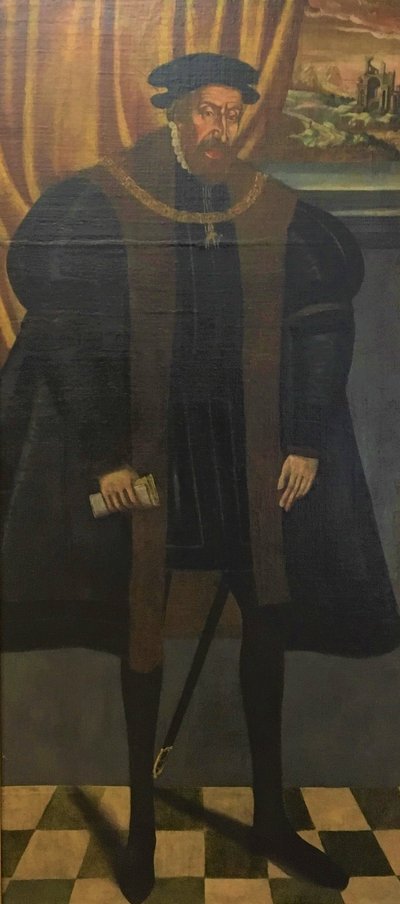 Habsburg İmparatoru I. Ferdinand (çerçevesiz) by Hans Krell